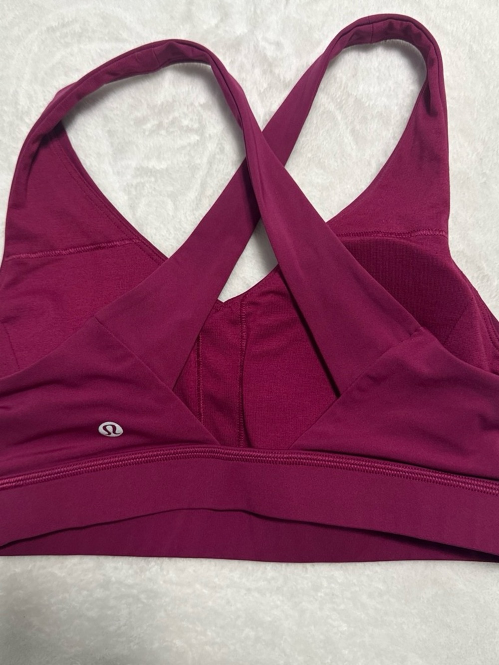 lululemon athletica Deep Magenta Cross-Back Sports Bra